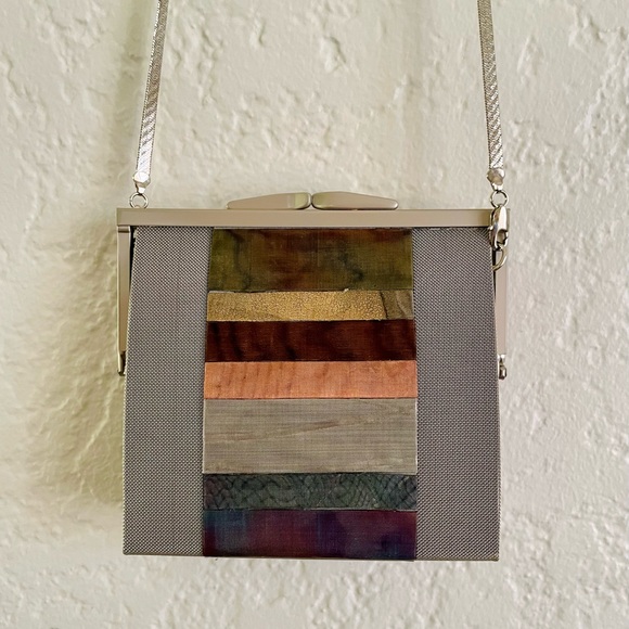 Bo’s Art Handbags - Bo’s Art Studio (The Opera Collection) Metallic Mesh Evening Bag